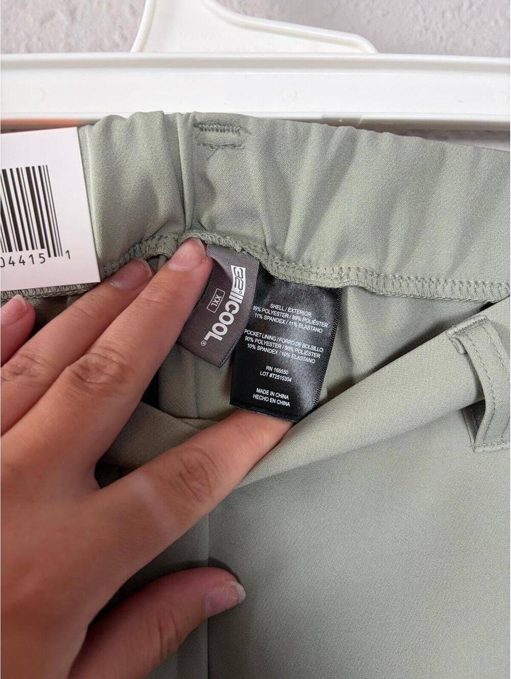 NWT 32 degrees cool green pull on high rise short size XXL. Could be dressed up - Picture 4 of 4